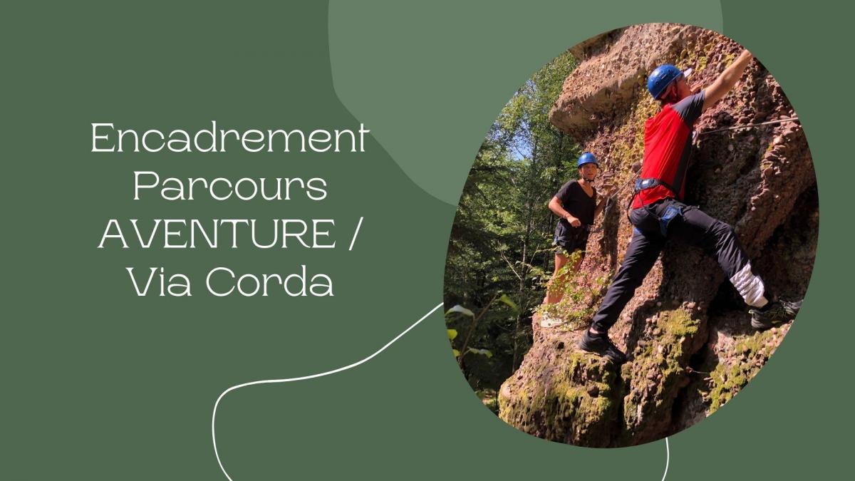 Parcours aventure via corda